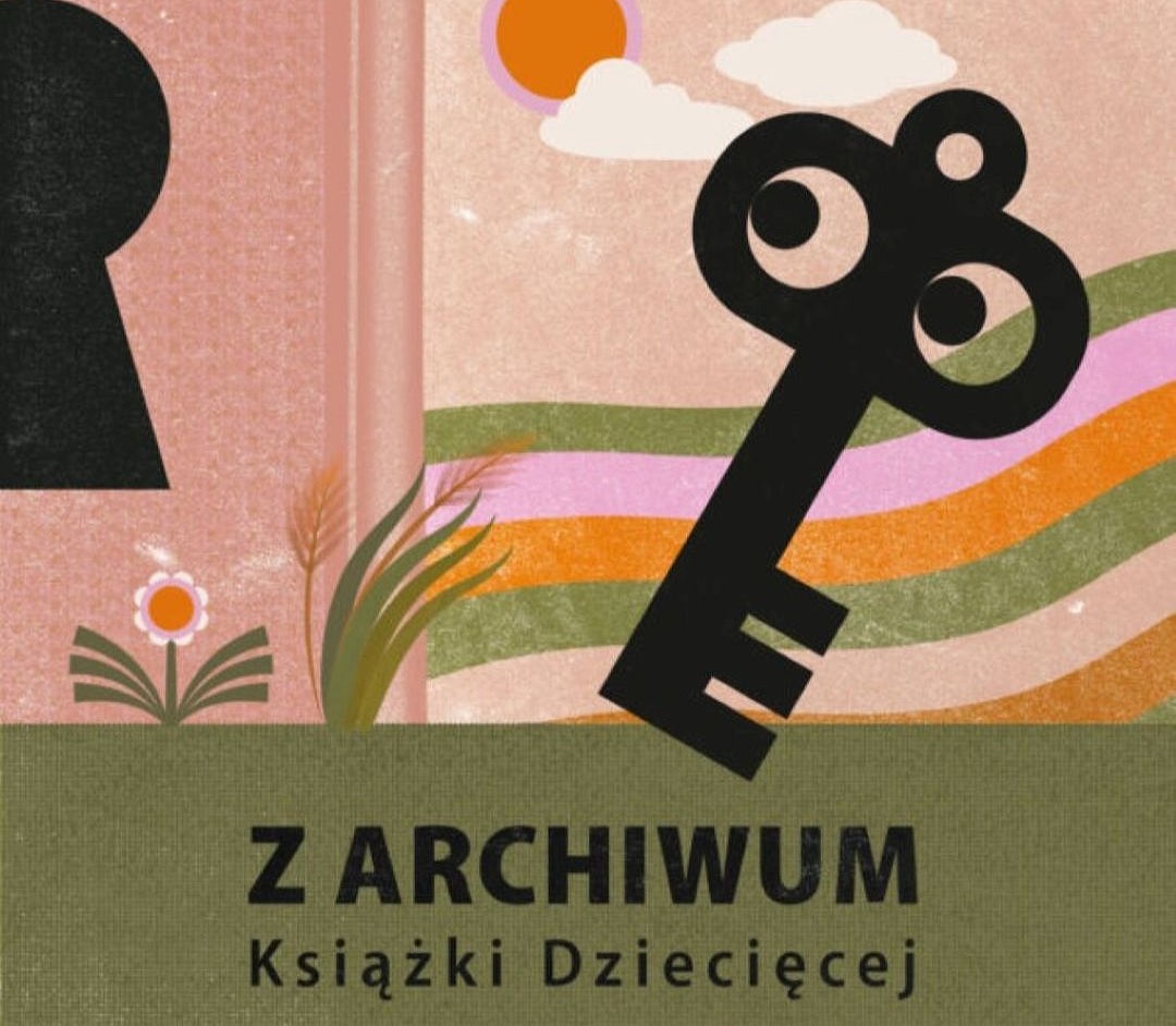 Obrazek do wydarzenia, barwne tło, narysowane blade różowo-zielone falujące łany, kwiat, na pierwszym planie klucz do drzwi z oczkami. Obok fragment dziurki od klucza
